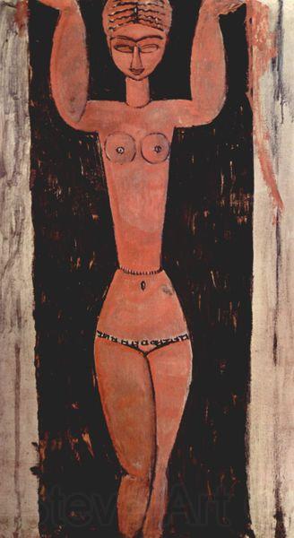 Amedeo Modigliani Stehende Karyatide Spain oil painting art